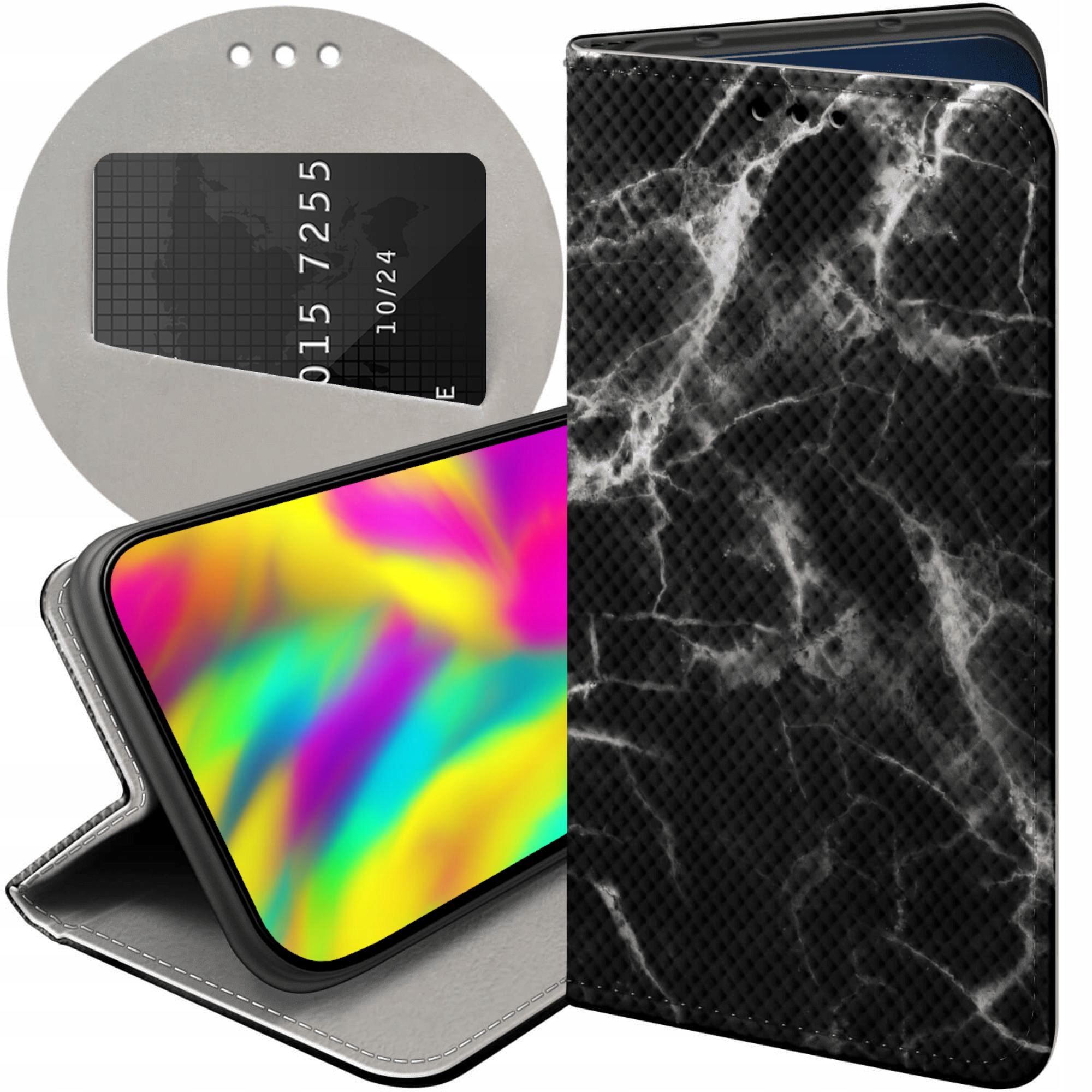 Etui Z Klapką Do Huawei P30 Pro Marmur Marble Kamienie Naturalne Case