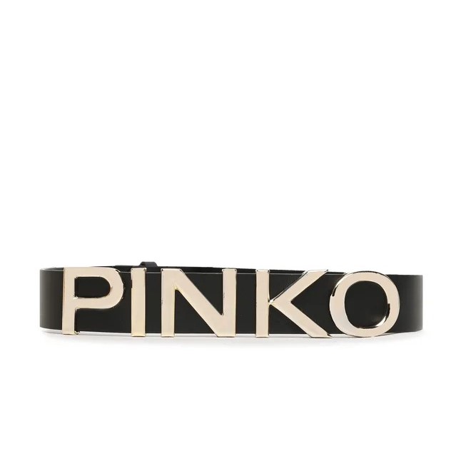 Pinko Love Leather H4 Vitello Z99Q originální kožený opasek pro ženy s logem S