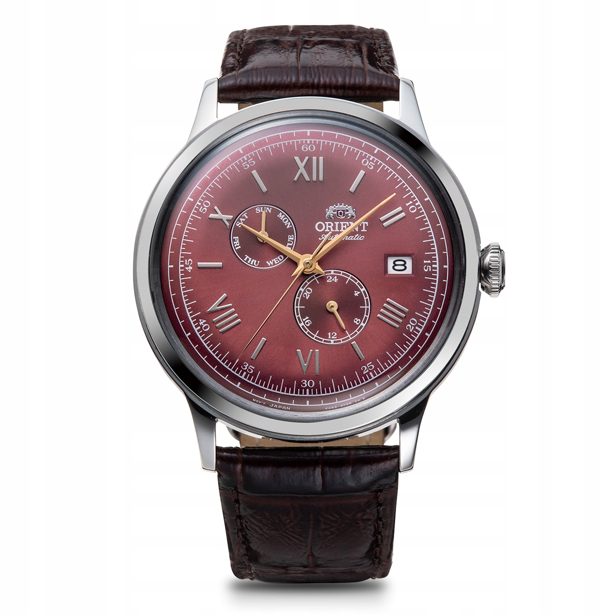 Nový Originální Pánské Hodinky Bambino Orient RA-AK0705R10B Automatický pásek