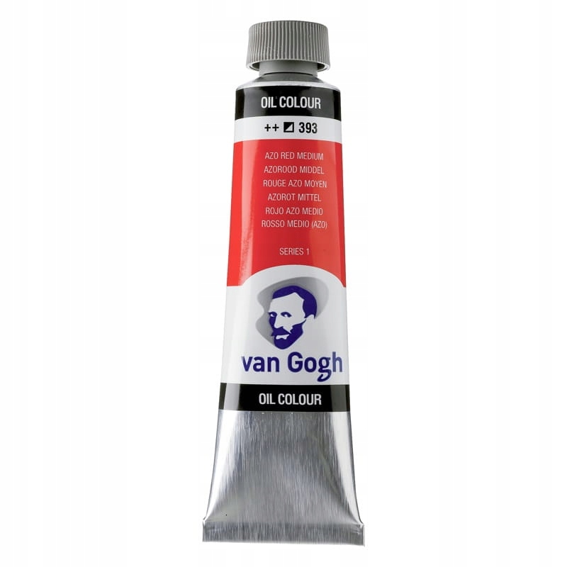 Farba olejna Van Gogh 40 ml (393 czerwony średni