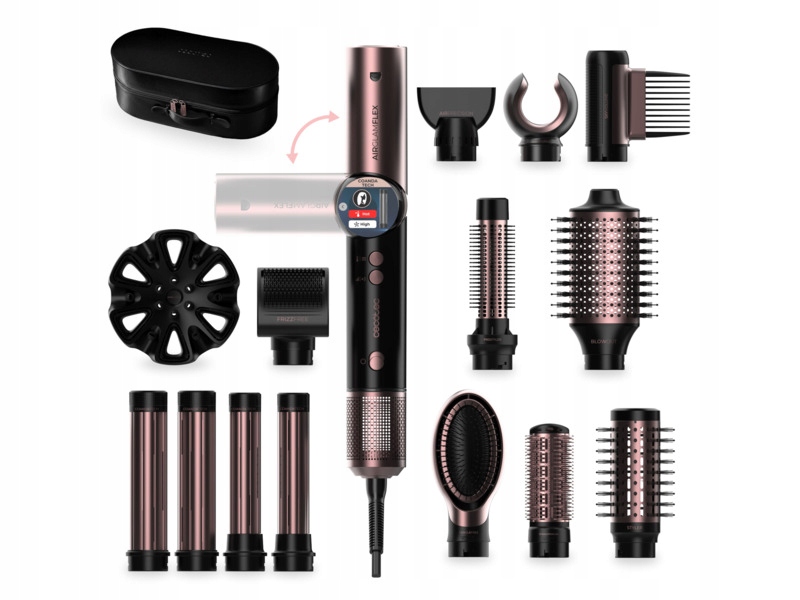 Lokówko-suszarka Cecotec AirGlam 14in1 Flex Black