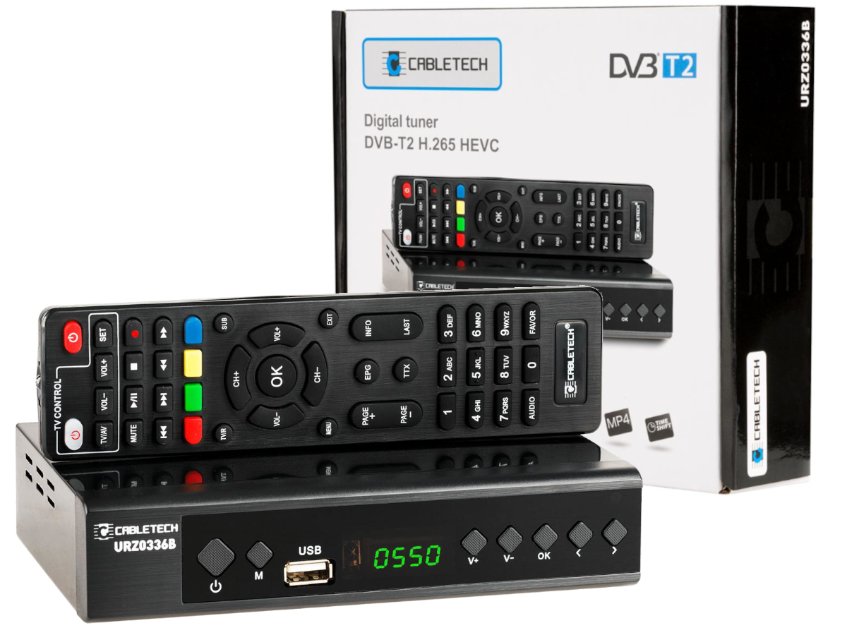 

Dekoder Tuner DVBT2 Cabletech URZ0336 Usb Lan 9416