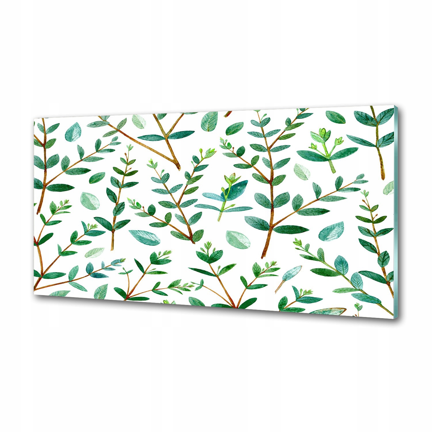 Dekoračný panel zo skla Eukalyptus 120 x 60 cm Lepidlo