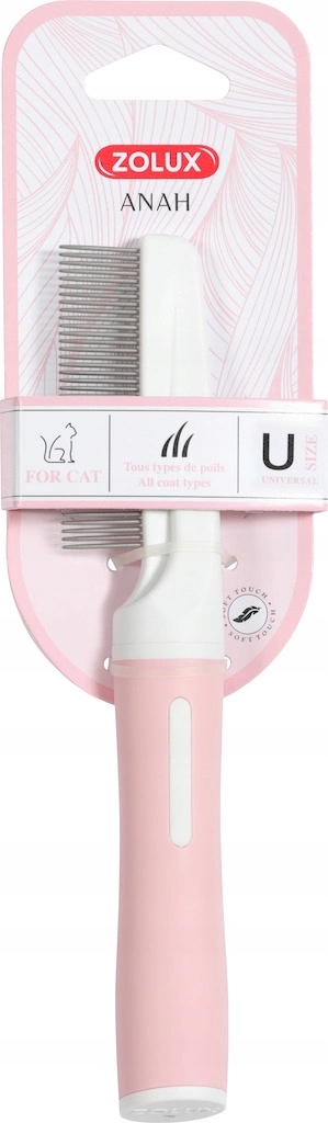 Levně 2x Zolux Anah Hřeben hustý pro kočky