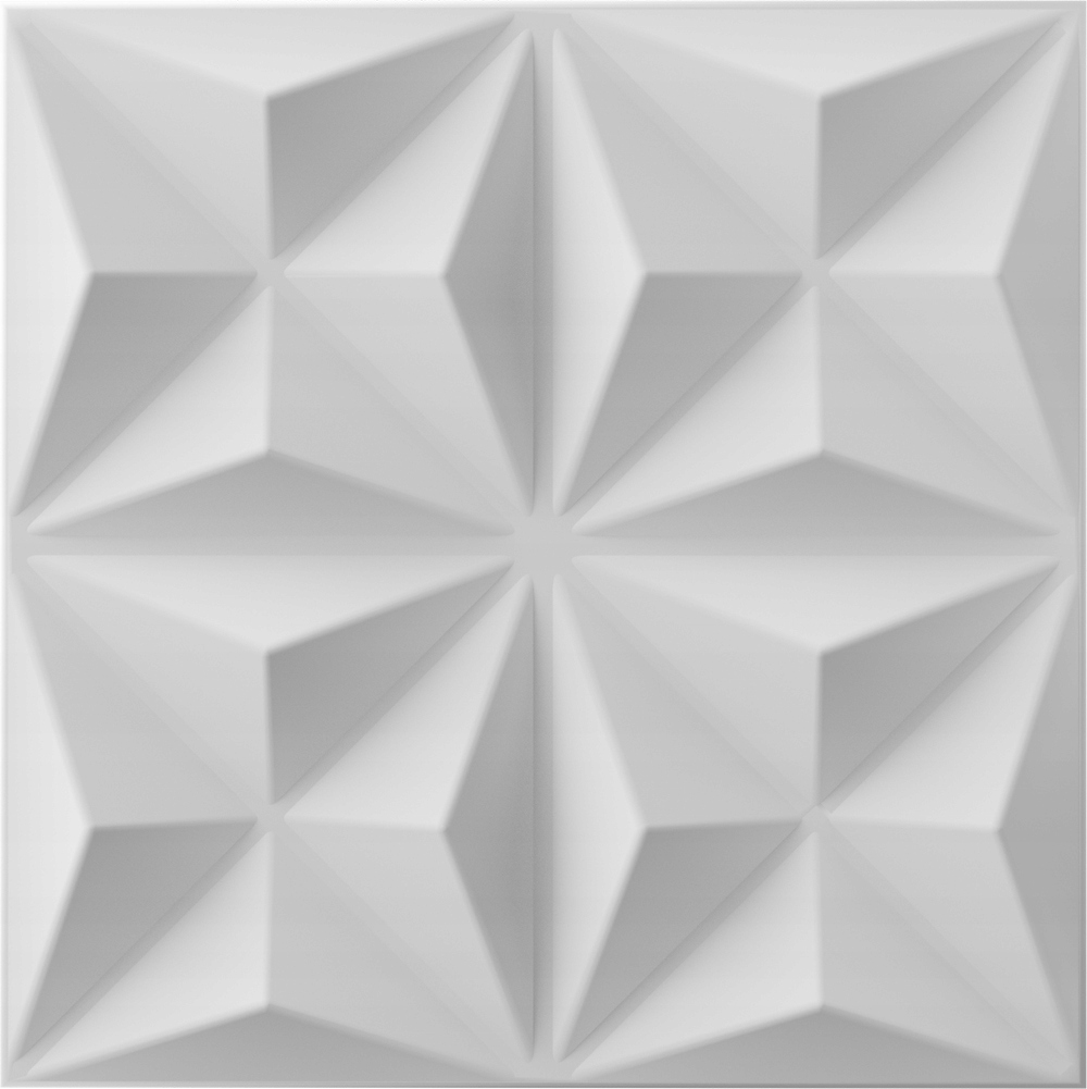 

Białe Kasetony sufitowe Panele ścienne Origami 1m2