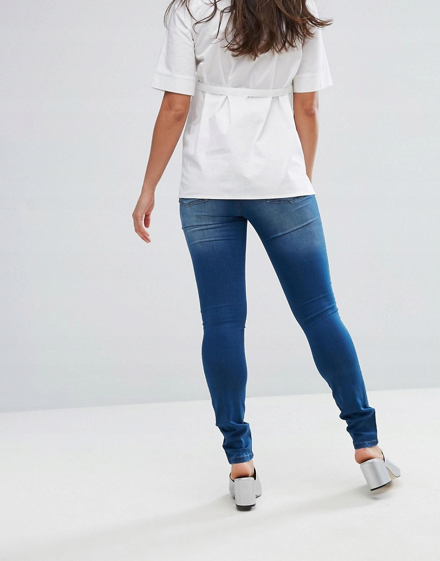 MAMALICIOUS JEGGINSY Z REGULACJĄ W26 296 Rozmiar niestandardowy