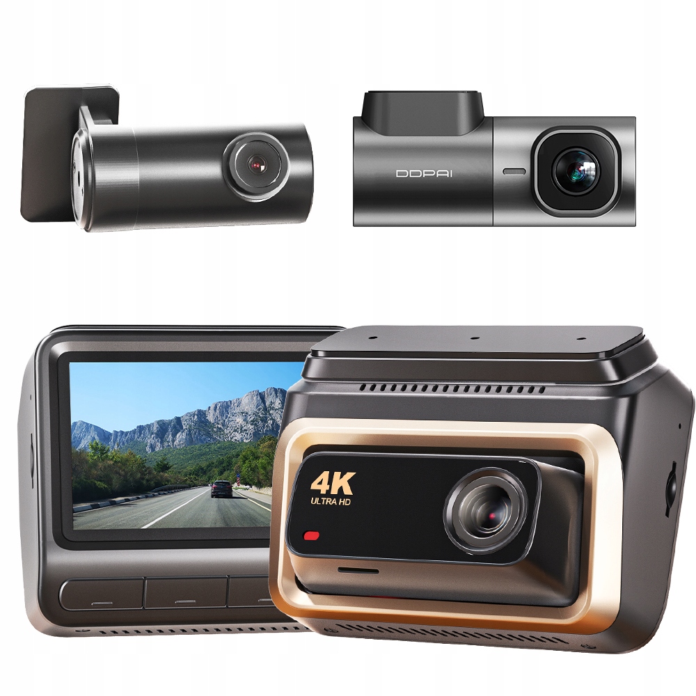 Automobilová Kamera Ddpai Videorekordér Z60 Pro 4K Hdr Gps+ MINI2X Zadní