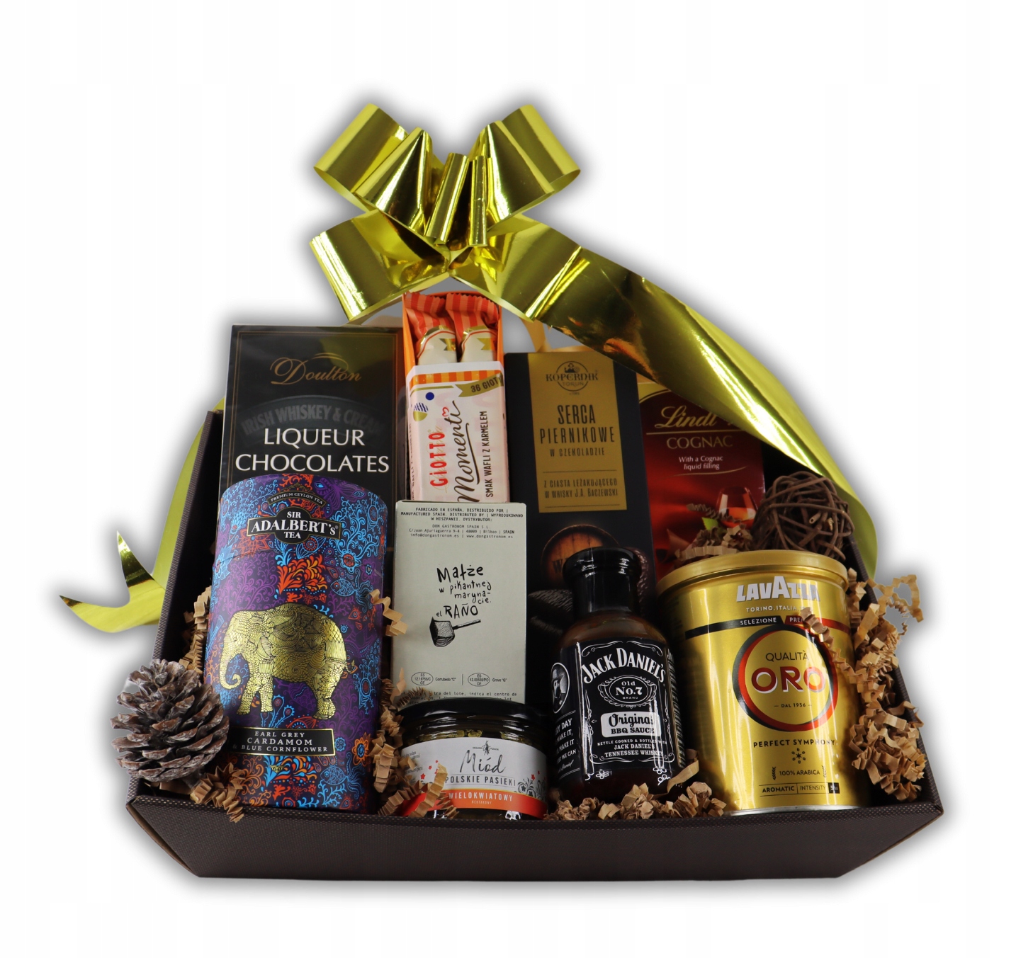 Levně Vánoční koš Štědrý den Vánoční koše Dárkové koše Dárek k Vánocům