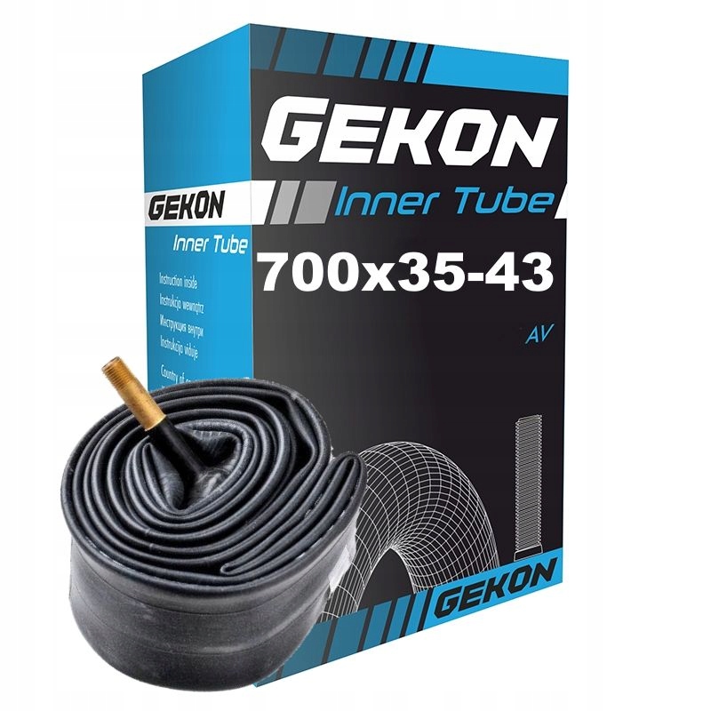 Dętka Rowerowa 28 700x 35/38/40/43c Av Samochodowy 48 mm Gekon