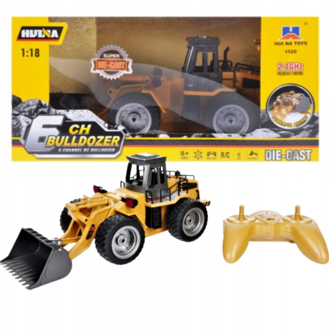 ZDALNIE STEROWANE POJAZDY dla dzieci MEGA CREATIVE interaktywny SPYCHACZ Model auto zdalnie sterowane dla chłopców zabawki