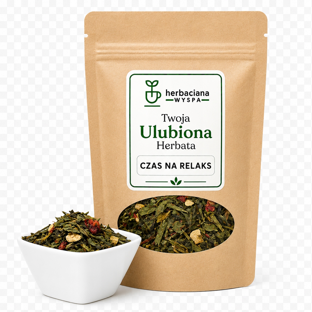 Czas Na Relaks Herbata Zielona Sencha Melisa Truskawka Cytrusy 1 kg