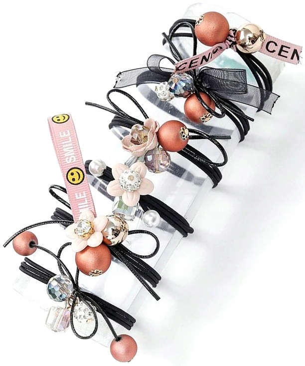 Zestaw gumek Gumki frotek gumka do włosów 6 sztuk Marka Inna marka