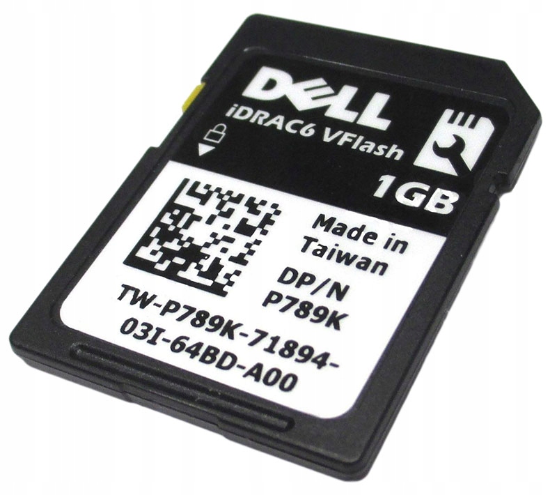 

Dell P789K 1GB Sd Memory iDRAC6 Vflash 0789K