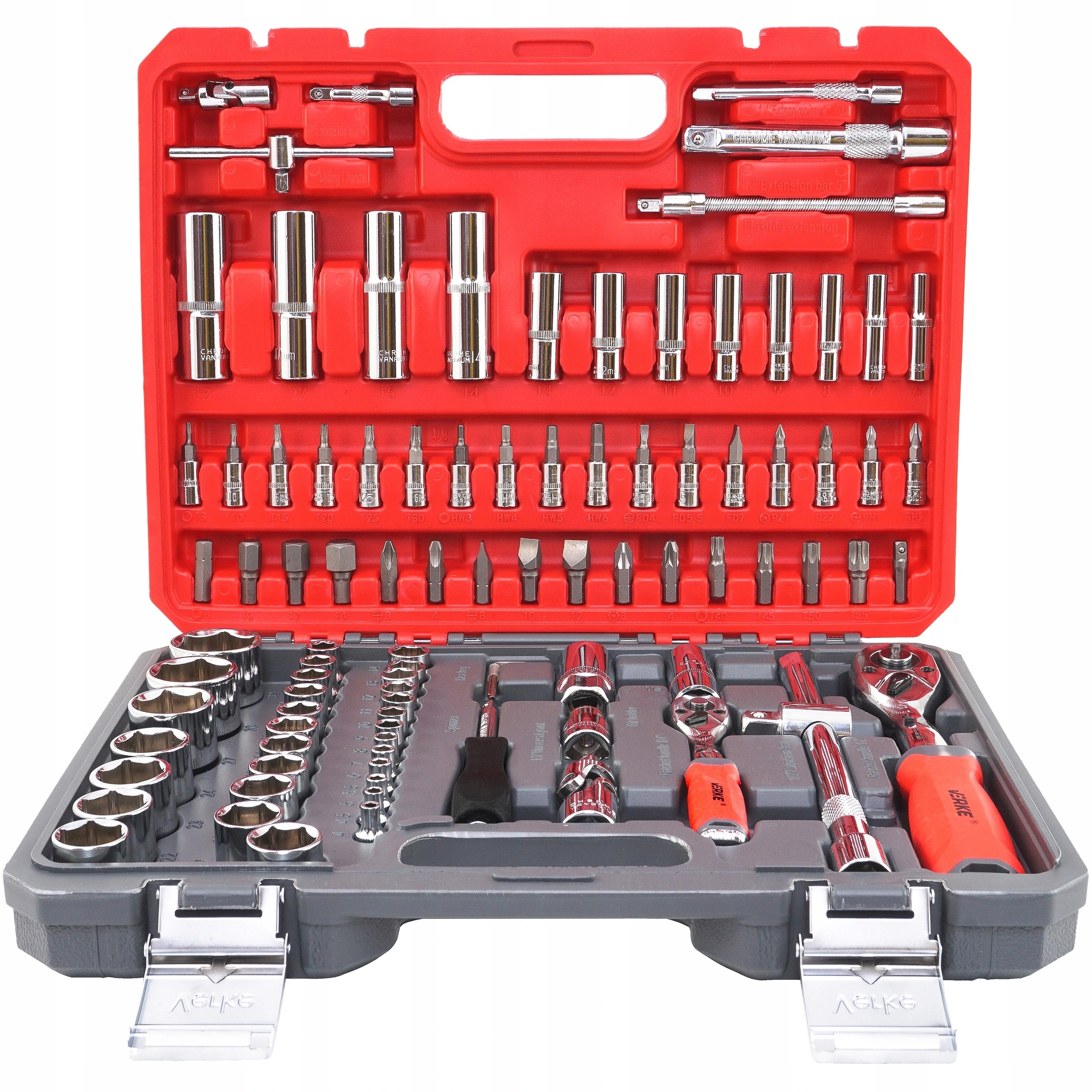 ZESTAW KLUCZY NASADOWYCH KLUCZE NASADOWE 94 VERKE Producent code V39060