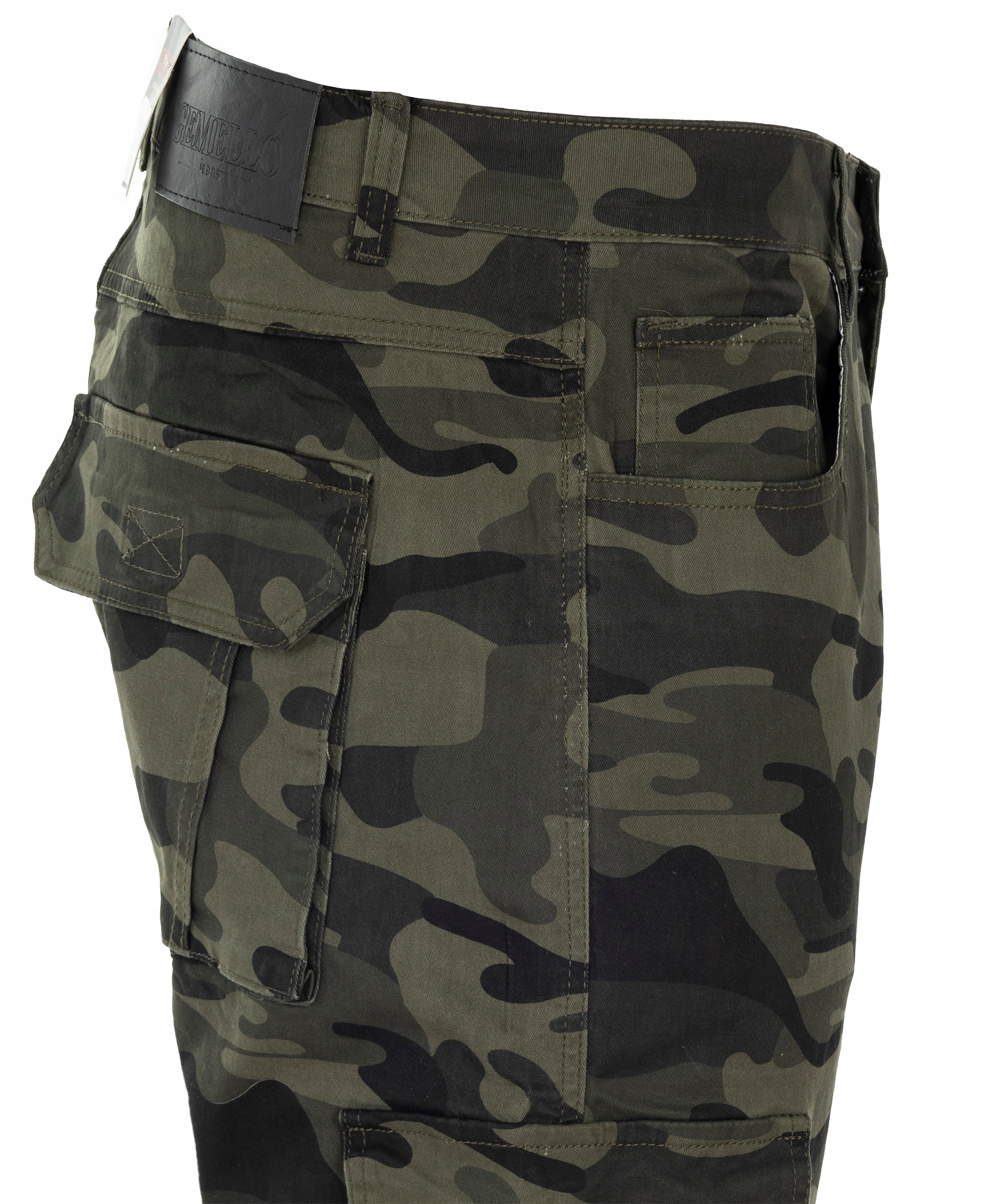 spodnie BOJÓWKI MORO BAWEŁNIANE ZIELONE GEMELLO W32 Rozmiar 32