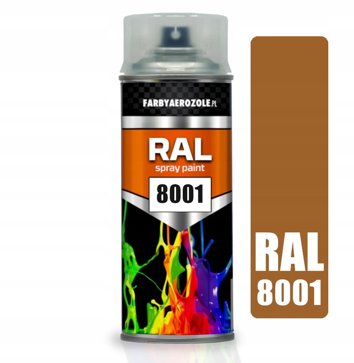 

Lakier Spray Akrylowy Ral 8001 Orzechowy Złocisty