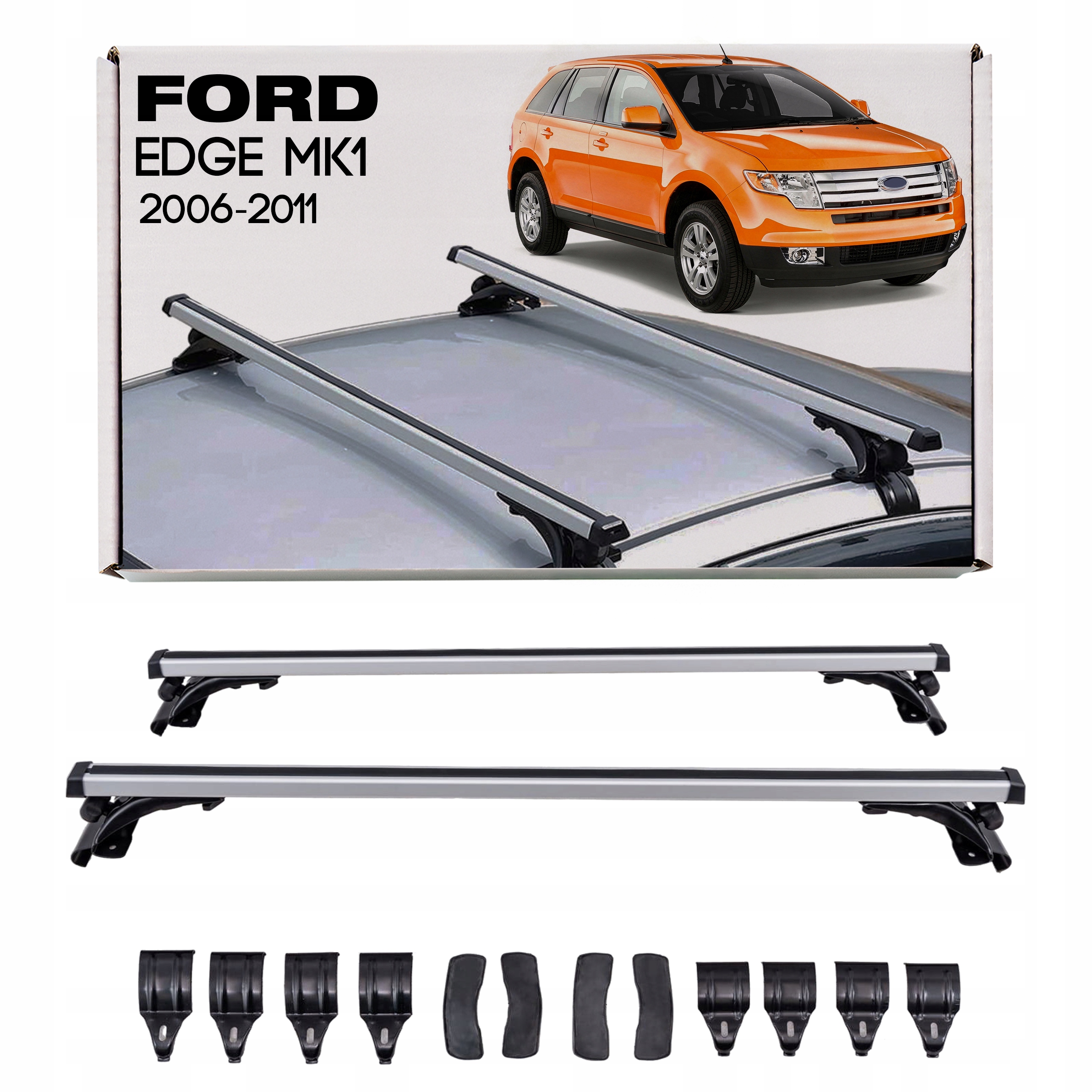 Ford Edge MK1 I 2006-2011 Pred Faceliftom Strešný Nosič, Tyče Na Strechu