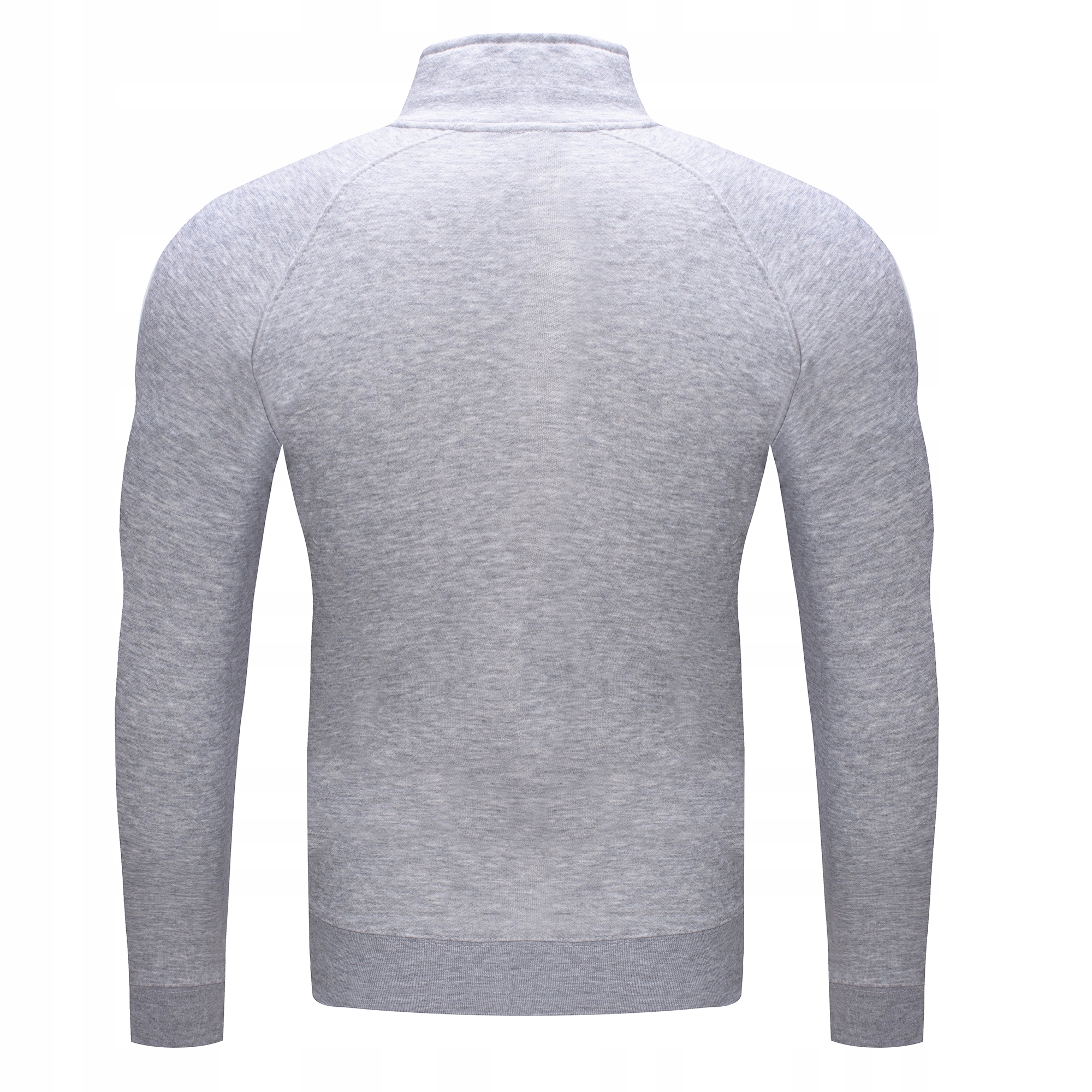 BL03 r. L GŁADKA ROZPINANA BLUZA ZE STÓJKĄ Rozmiar L