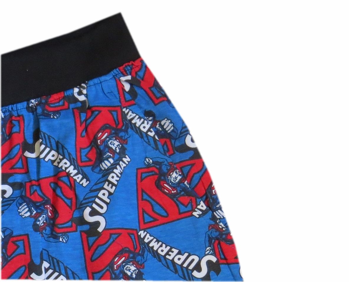 Piżama męska SUPERMAN DC Comics szara bawełna S Rękaw krótki rękaw