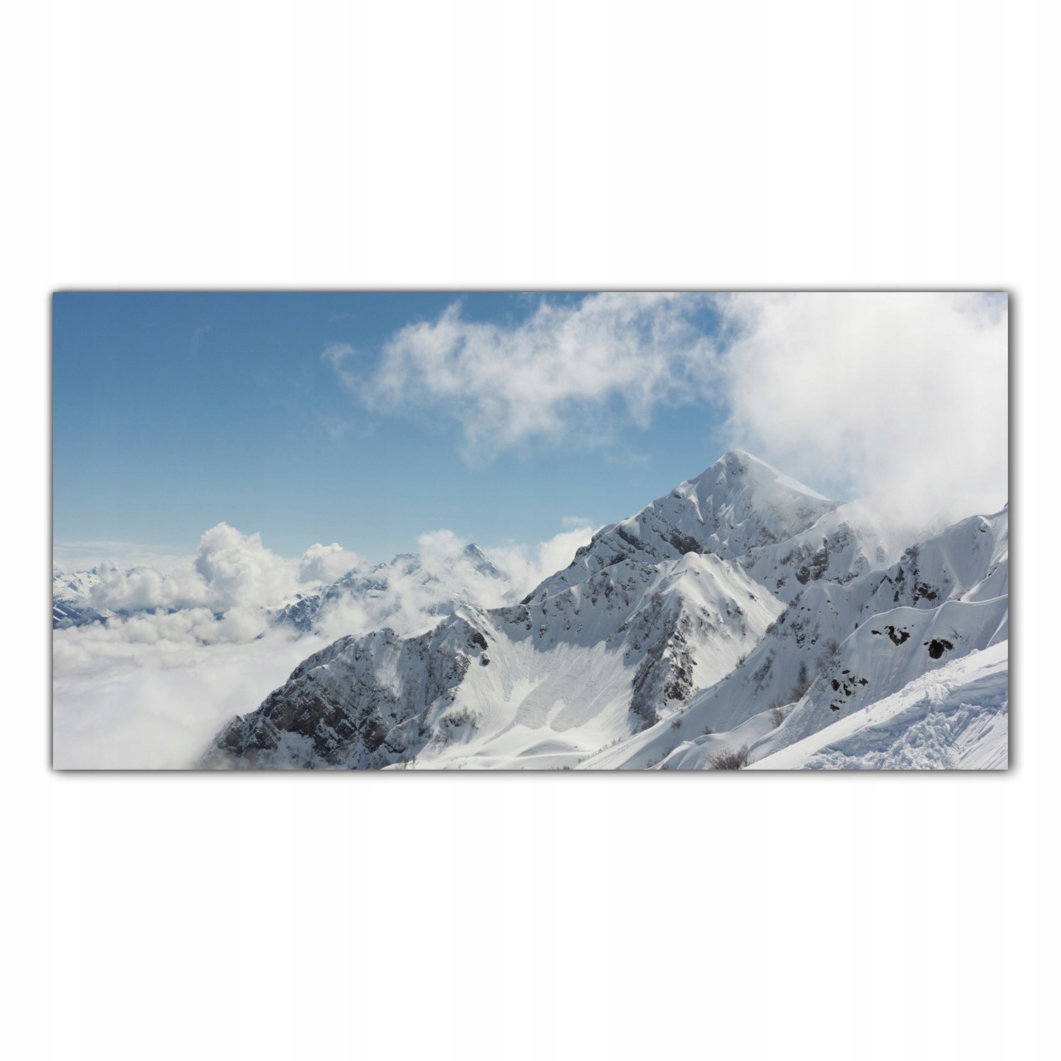 Zima Hory Krajina 120x60 Nástěnný panel do kuchyně