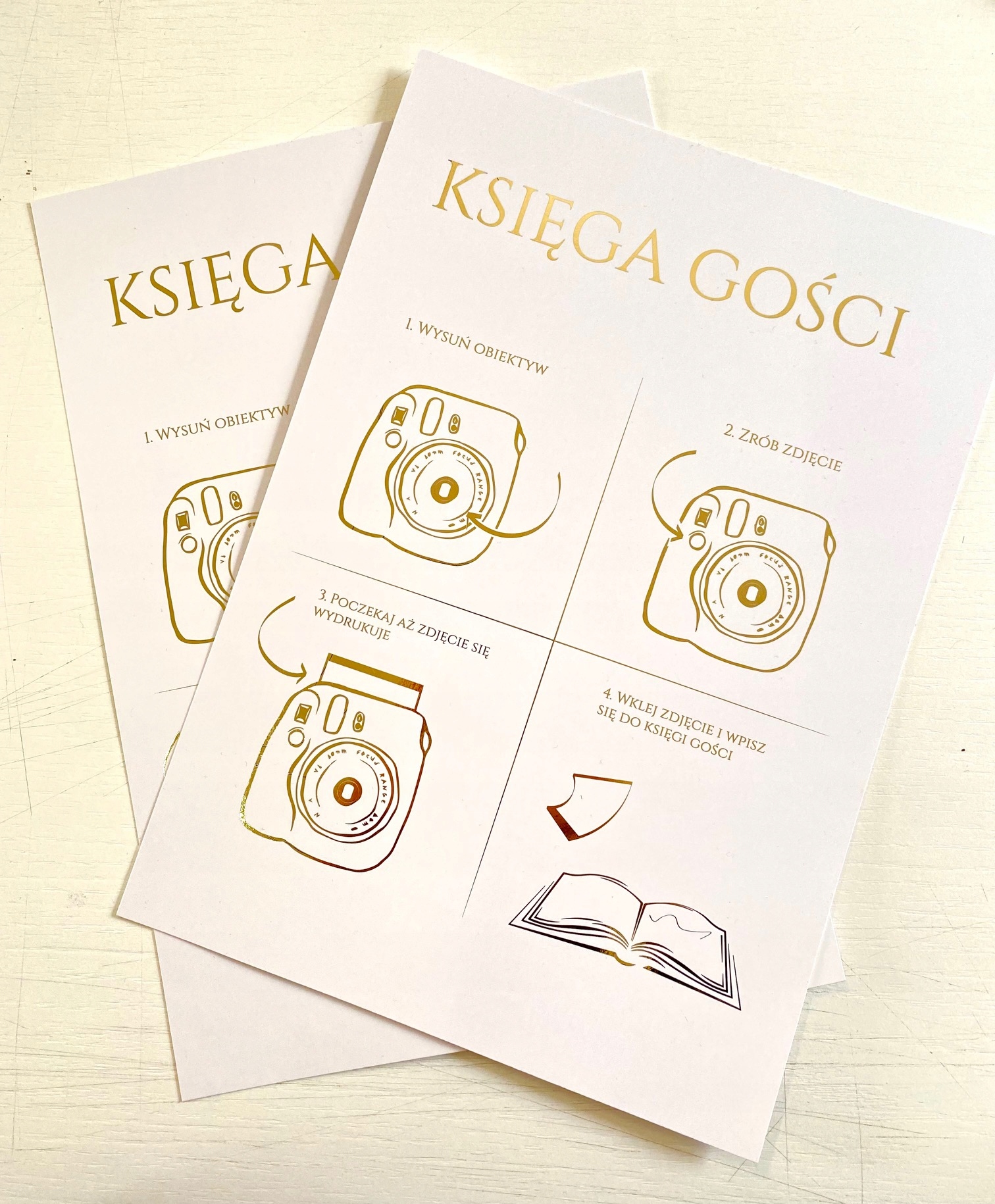 INSTAX APARAT INSTRUKCJA ZŁOCONA WESELE ŚLUB EAN (GTIN) 4046237965145