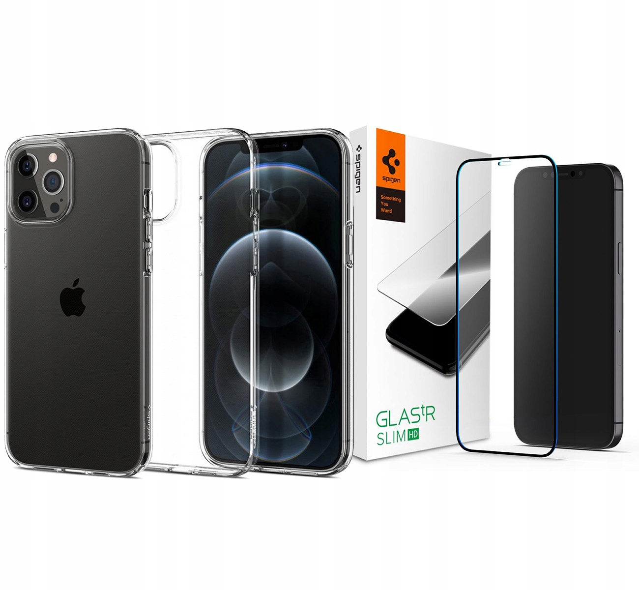 

Spigen Etui Case Do Iphone 12/12 Pro +szkło Spigen