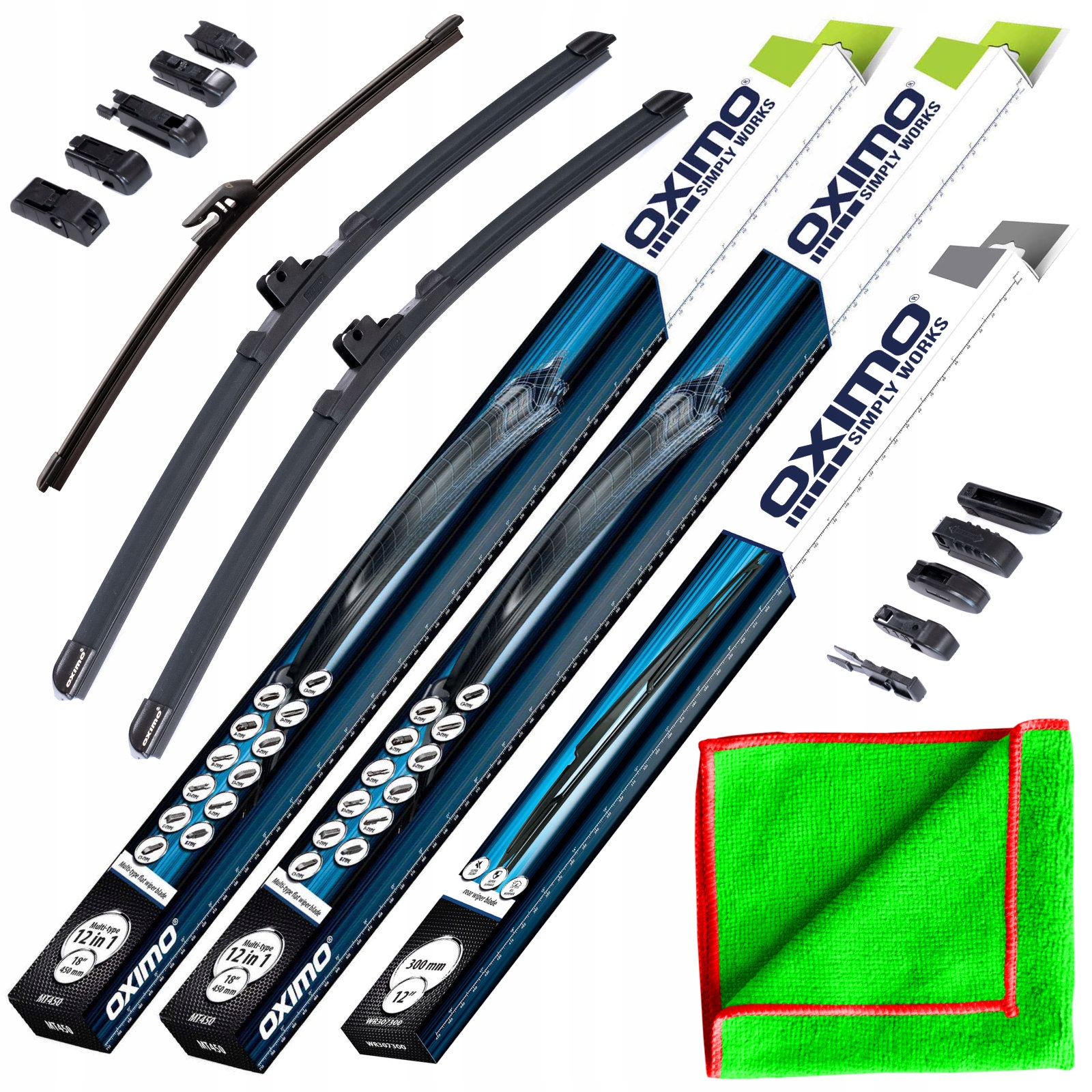 Wycieraczki Zestaw Przód Tył Kia Ceed 3 III CD od 07.2018 Hatchback