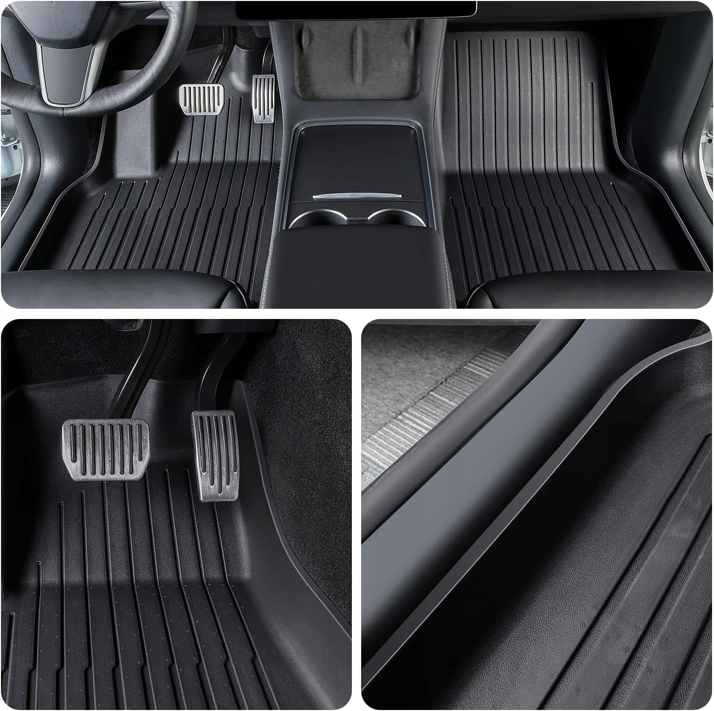 Dywaniki Topfit dla Tesla Model Y maty podłogowe z TPE 2021-2024r X80 Producent Inny