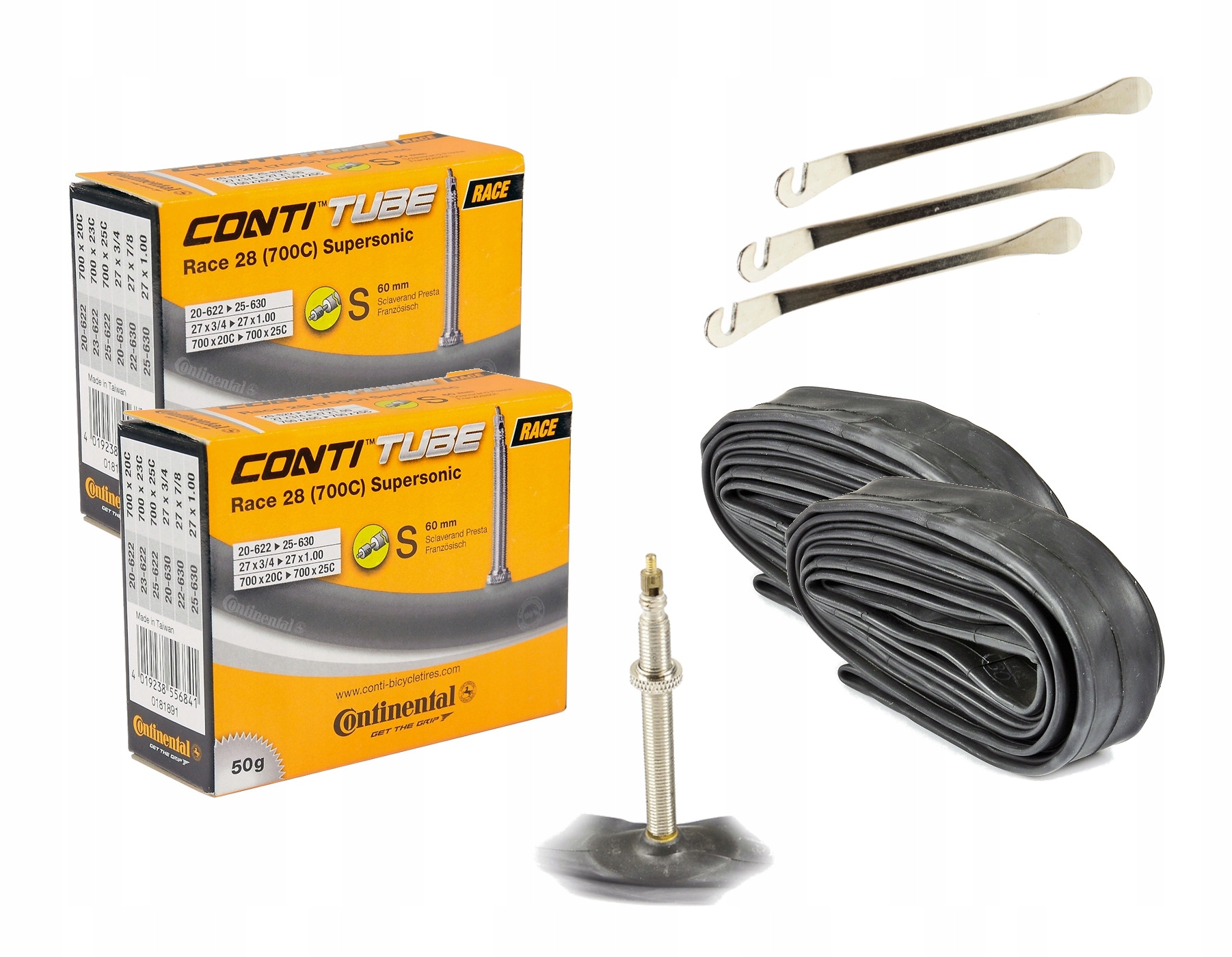 Duše na kolo Continental 28 x 0,75 1 tenká Silnice 2 ks Montpáky