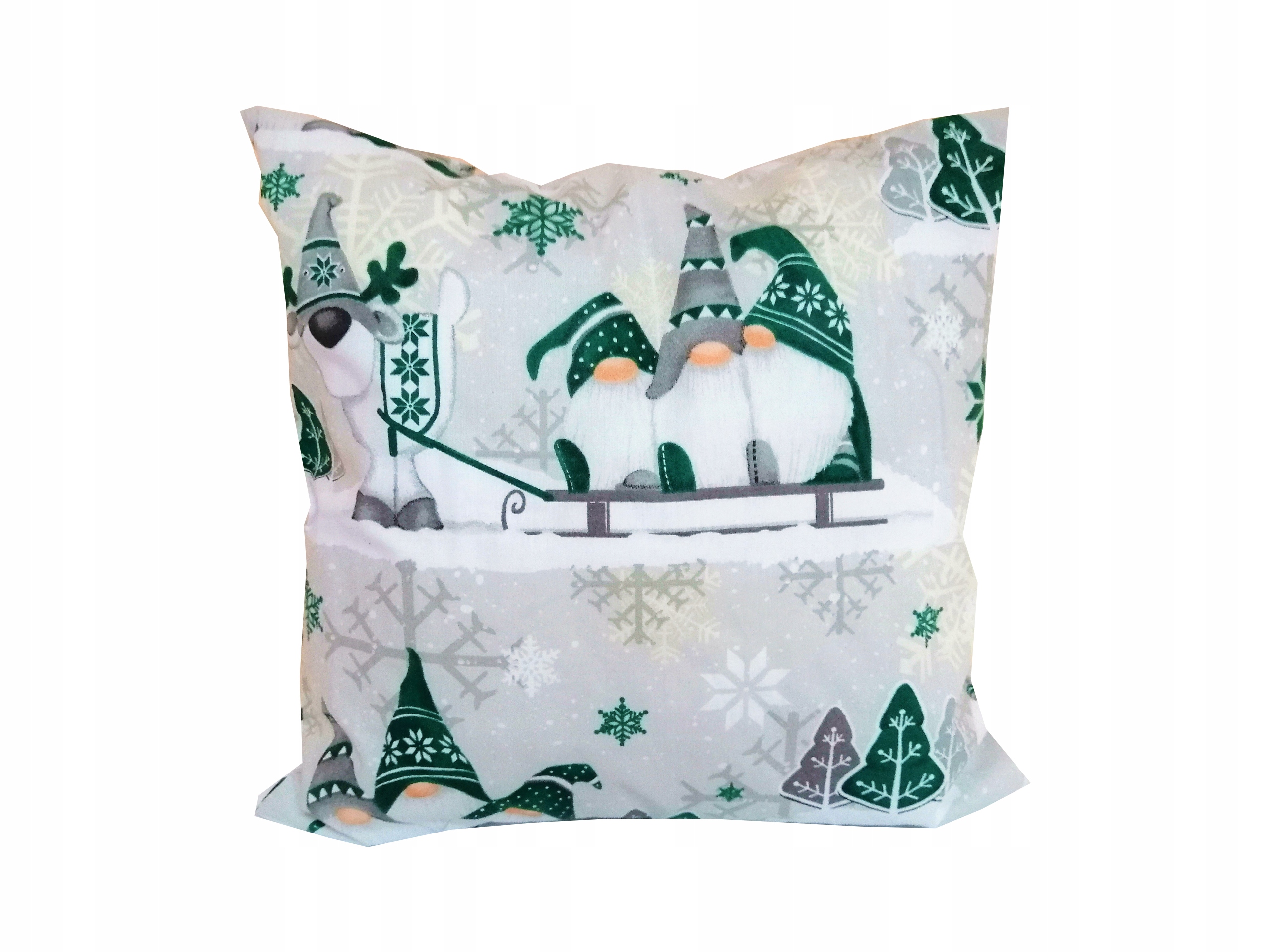 Poszewka ŚWIĄTECZNA 40x40 OZDOBNA ŚWIĘTA PREZENT