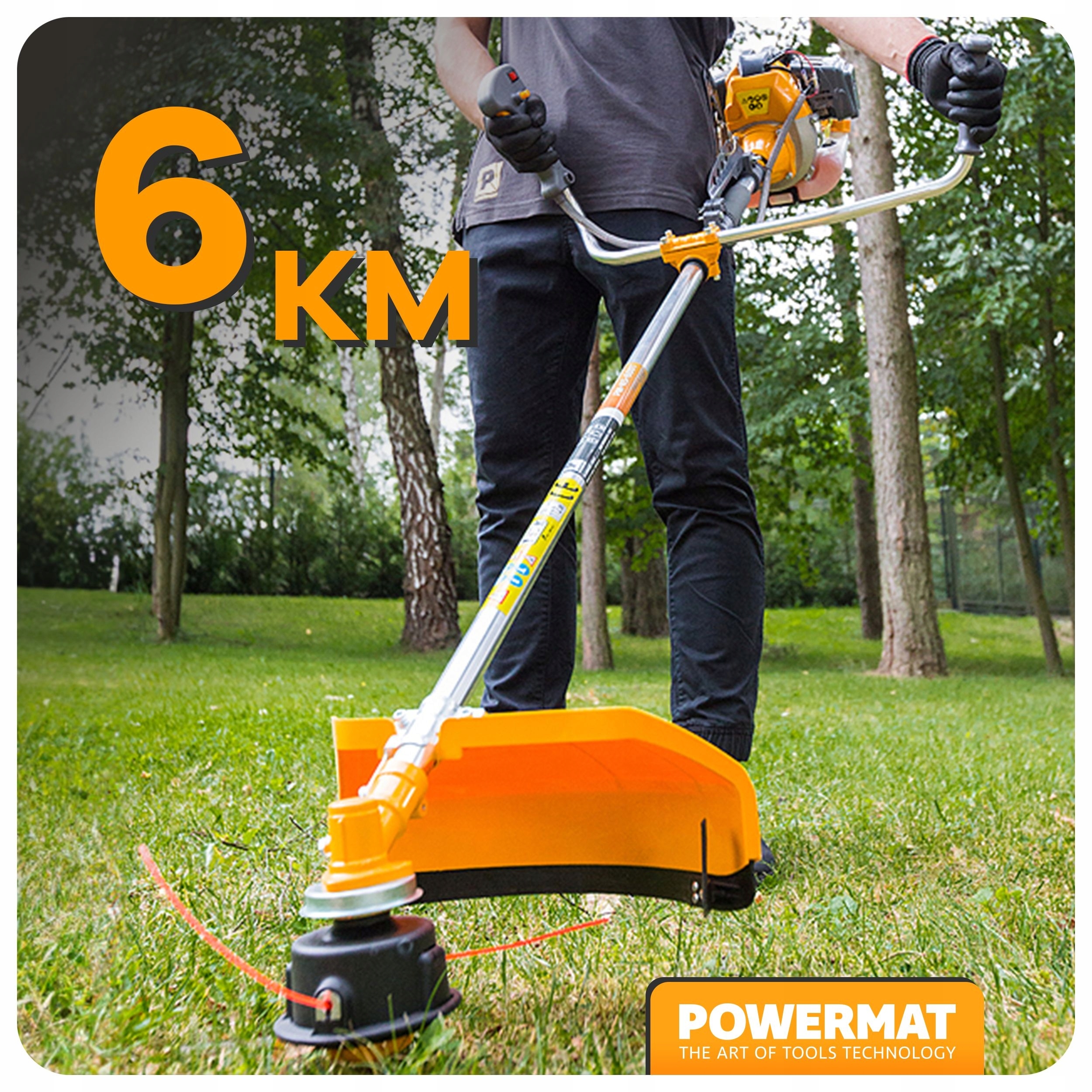 KOSA SPALINOWA KOSIARKA PODKASZARKA WYKASZARKA 6KM Moc silnika spalinowego 6 KM