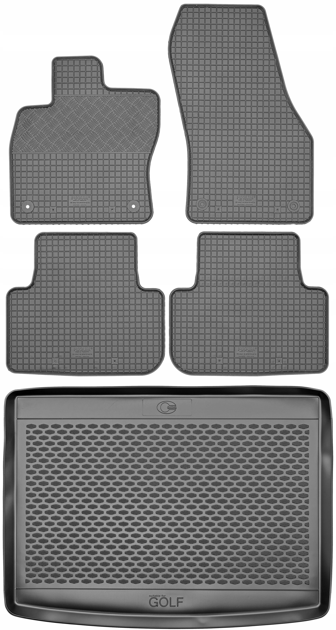 Volkswagen Golf Sportsvan od roku 2014-2020 Sada Koberce batožinový priestor