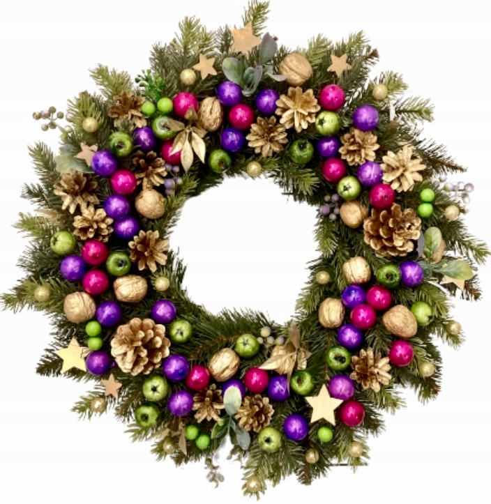 Wianek świąteczny bożonarodzeniowy PREMIUMsztuczny