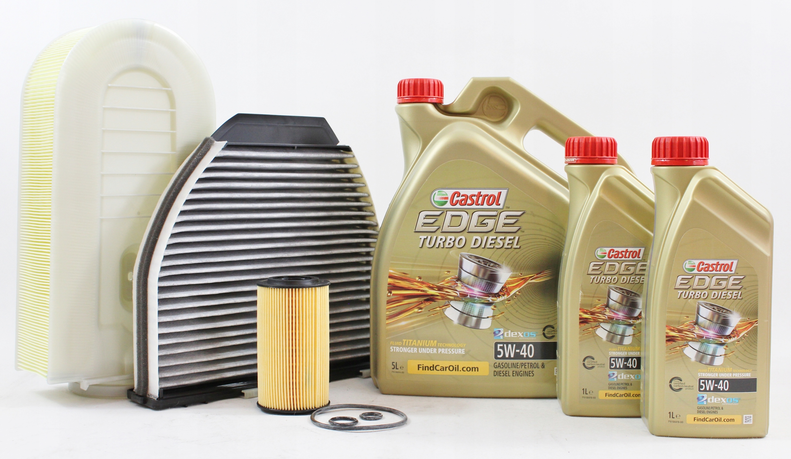 FILTRY + OLEJ CASTROL 5W40 MERCEDES C W204 2.2 CDI Rodzaj syntetyczne