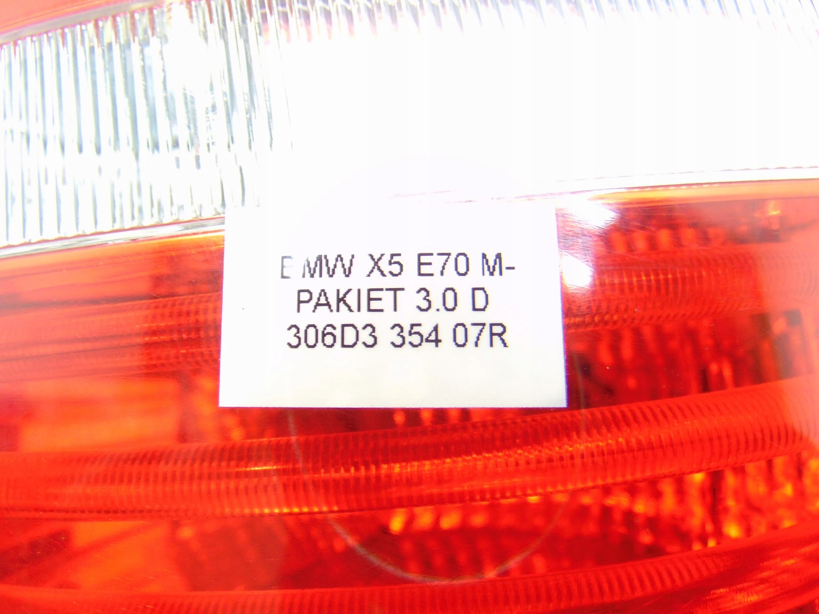 light right rear right rear part W fender BMW X5 E70 7200818