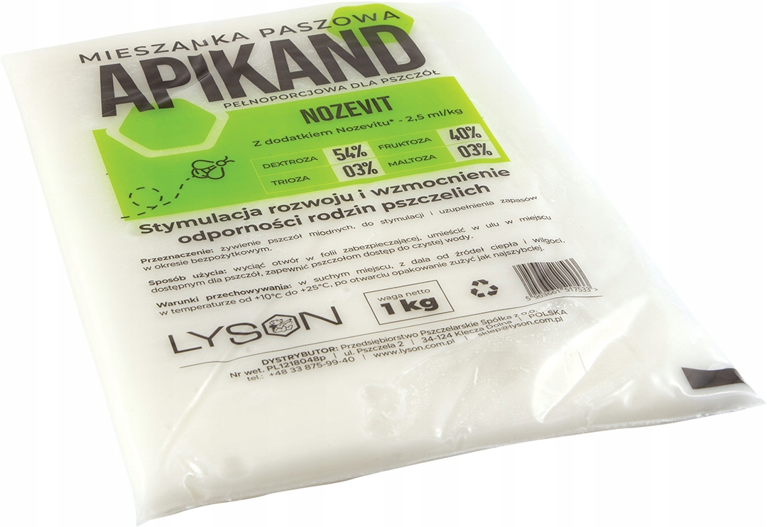 Apikand BF z nozevitem - ciasto 1kg Kod producenta 3246