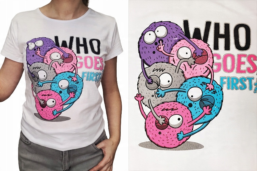 

4 T-shirt Turecka bawełna M-XL Potworki