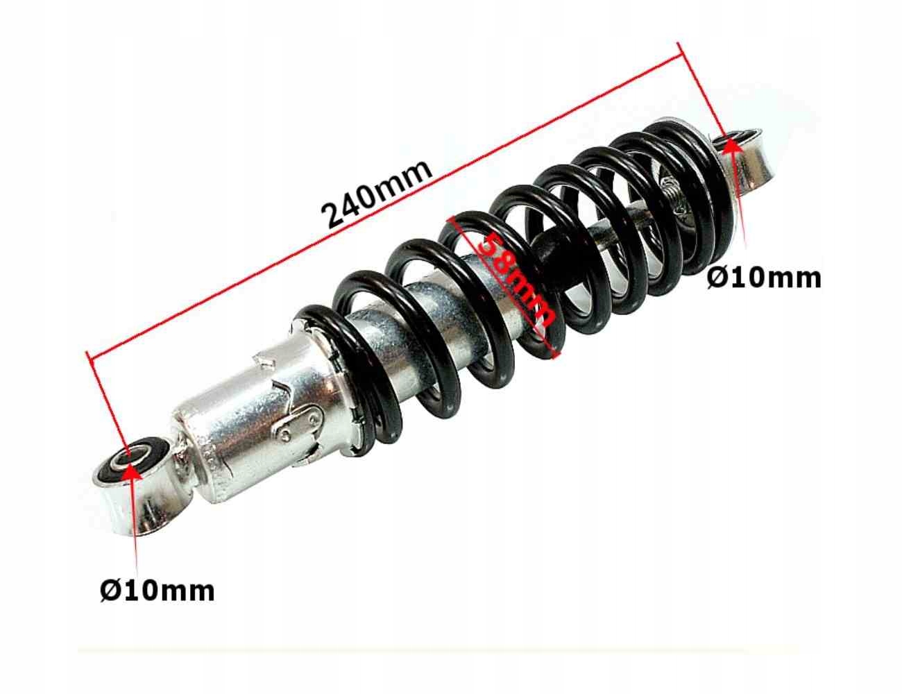 

Amortyzator Tył Tylni Atv 110/125 Czarny Quad