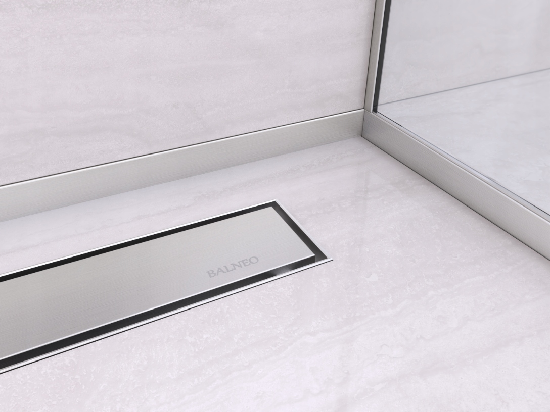 BALNEO LISTWA SPADKOWA INOX 130 CM CZOŁOWA Stan opakowania oryginalne