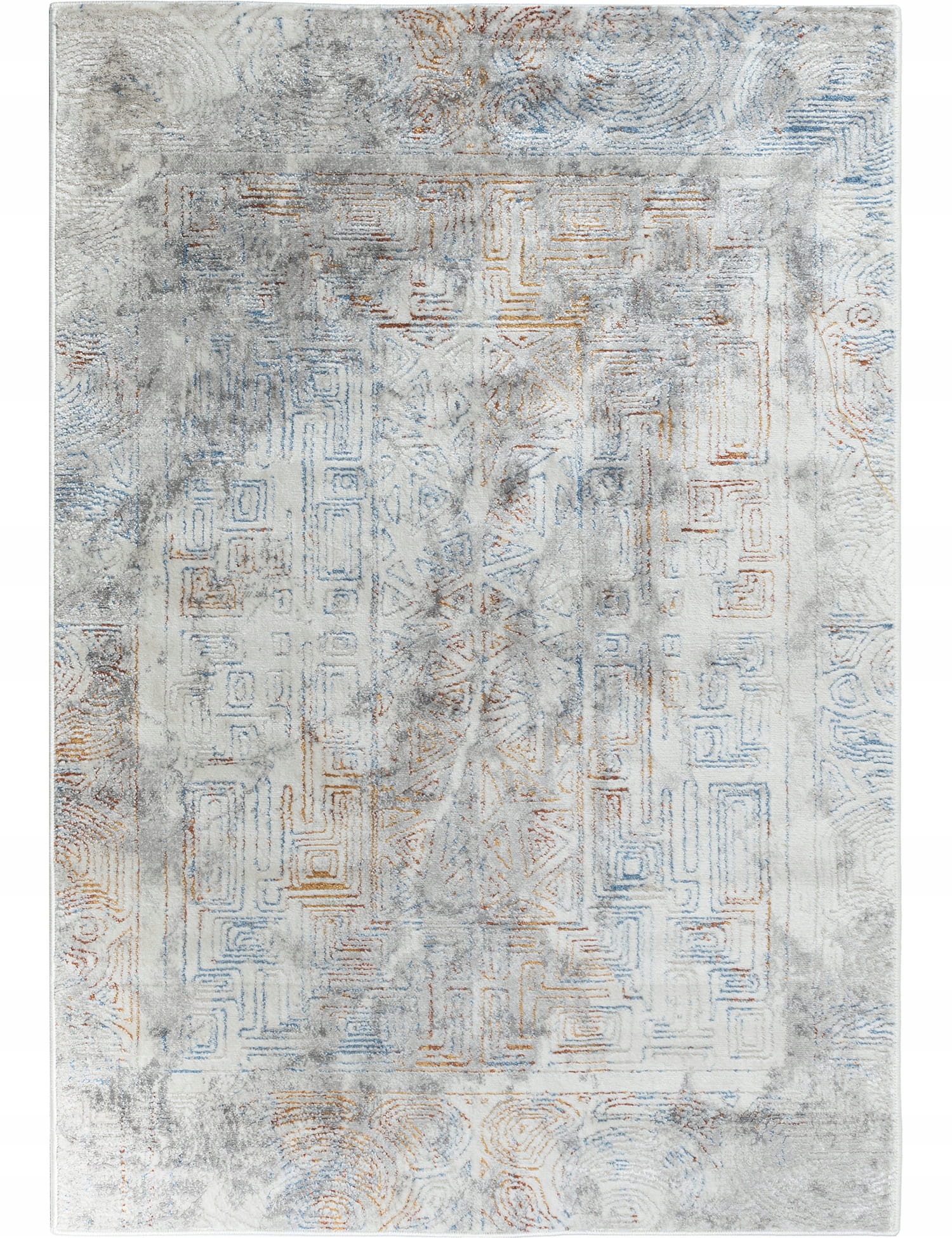 Glamour Koberec Do Izby, Mäkký, Štýlový, Vintage, Klasický, 120x170CM, Sivý