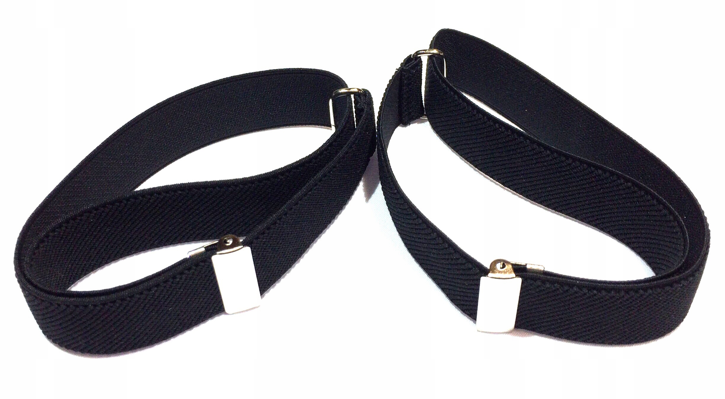 CZARNE OPASKI DO RĘKAWÓW KOSZULI BARMAŃSKIE N RĘKĘ