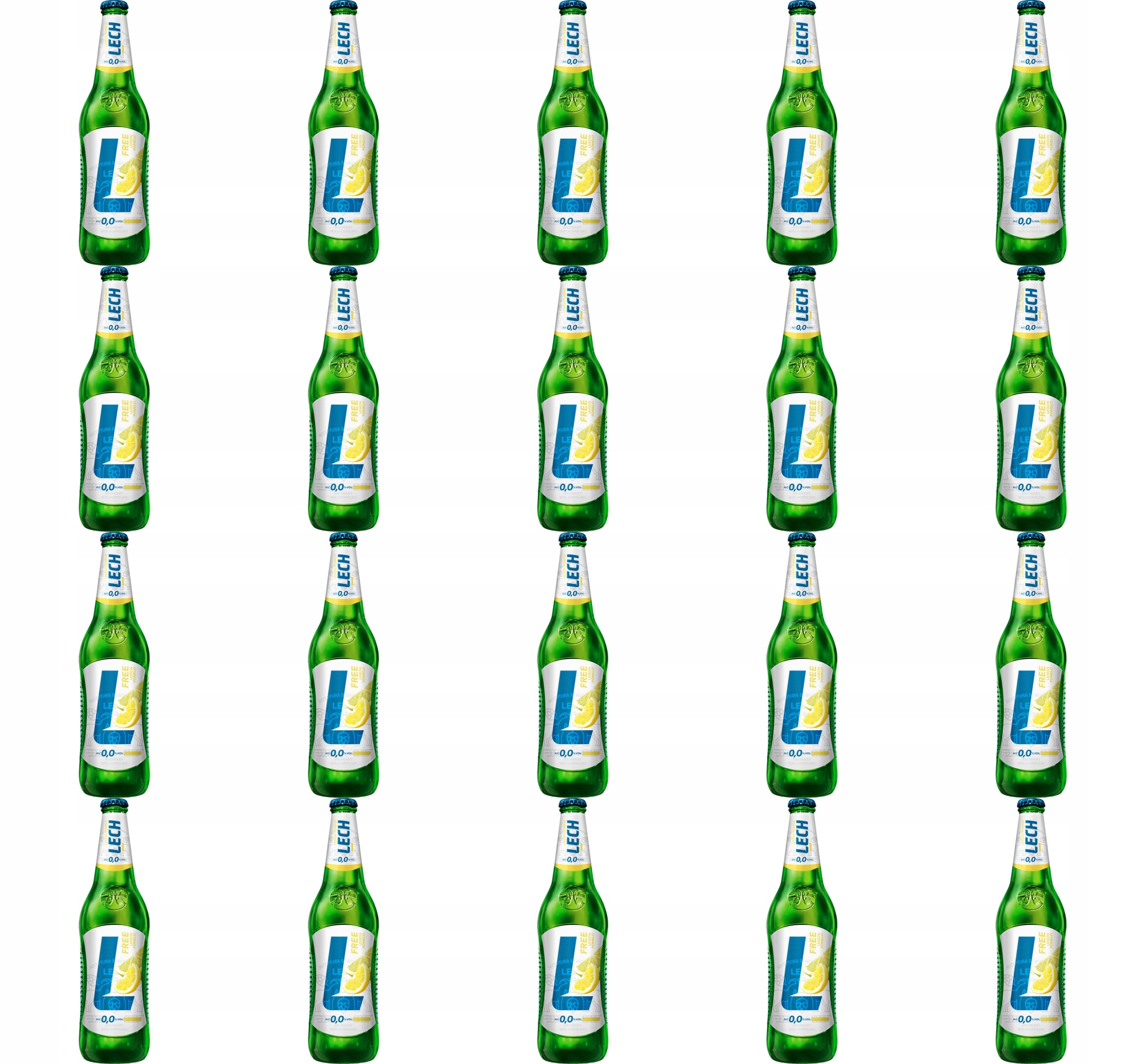Pivo Lech Free Lemon Pomelo 0,0% vratná láhev 500 ml X20