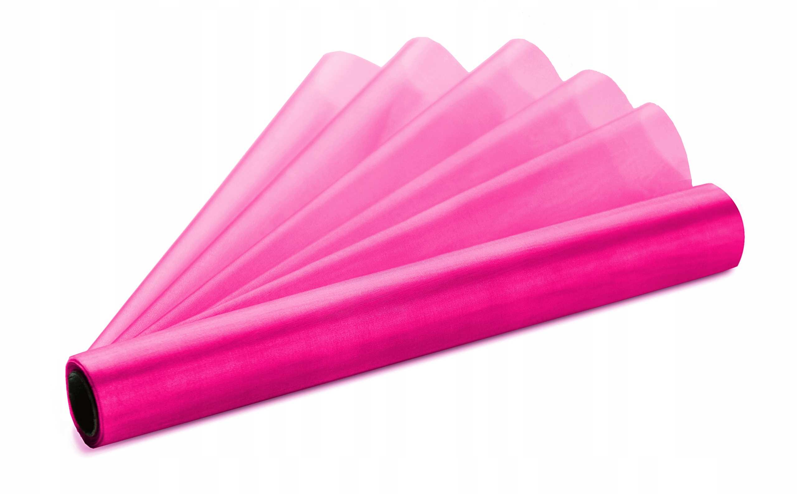 

Organza organtyna gładka 36cm 9m Różowy Ciemny