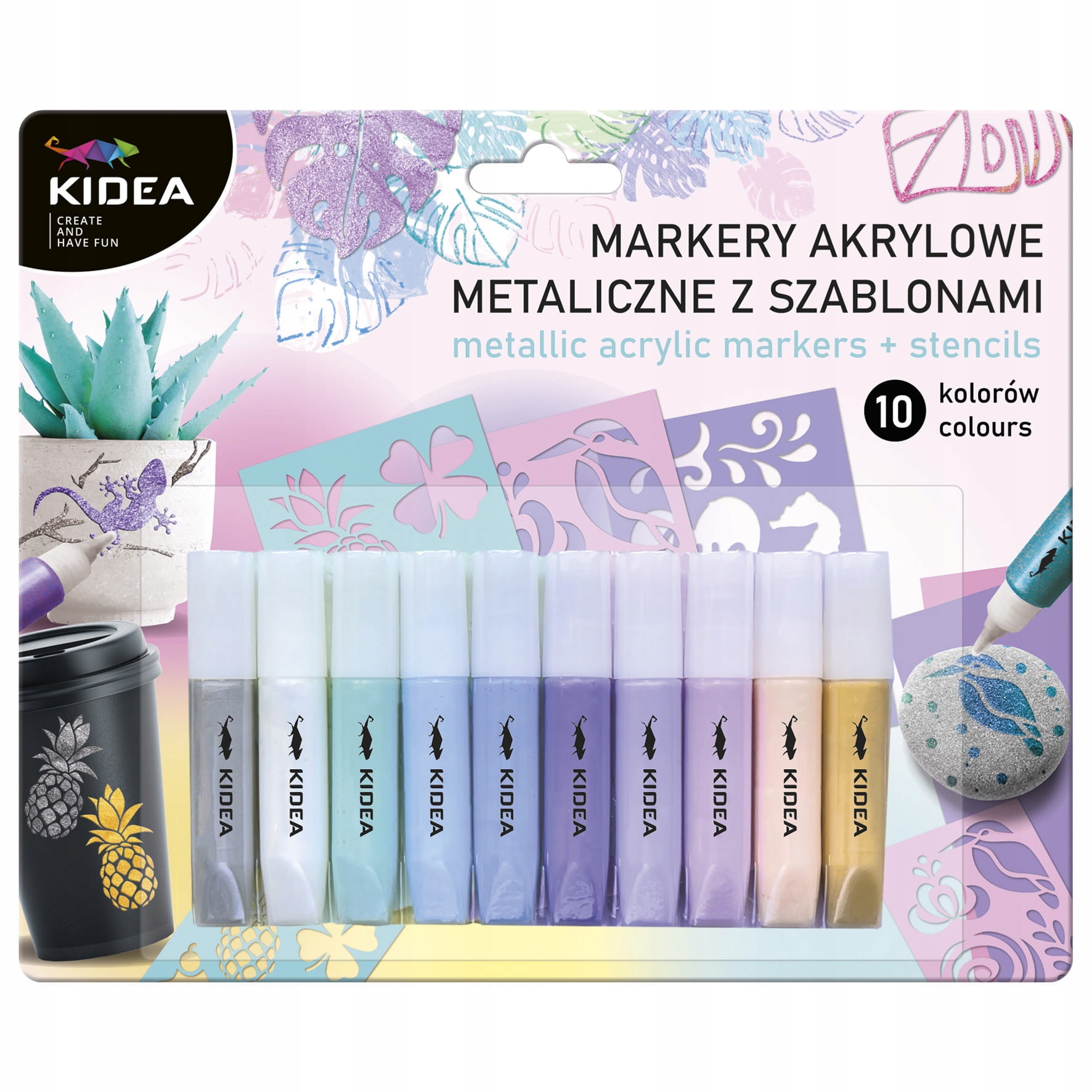 

Markery Akrylowe Metaliczne Szablony