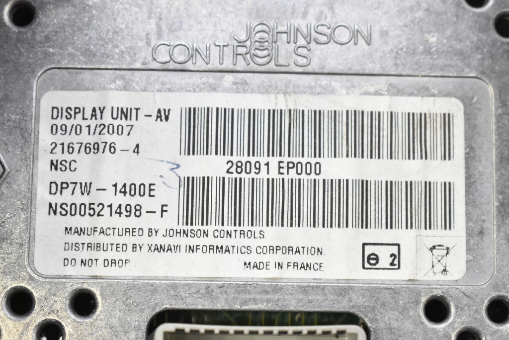 display navigation devices DP7W-1400E NISSAN QASHQAI 1 and J10 06-10