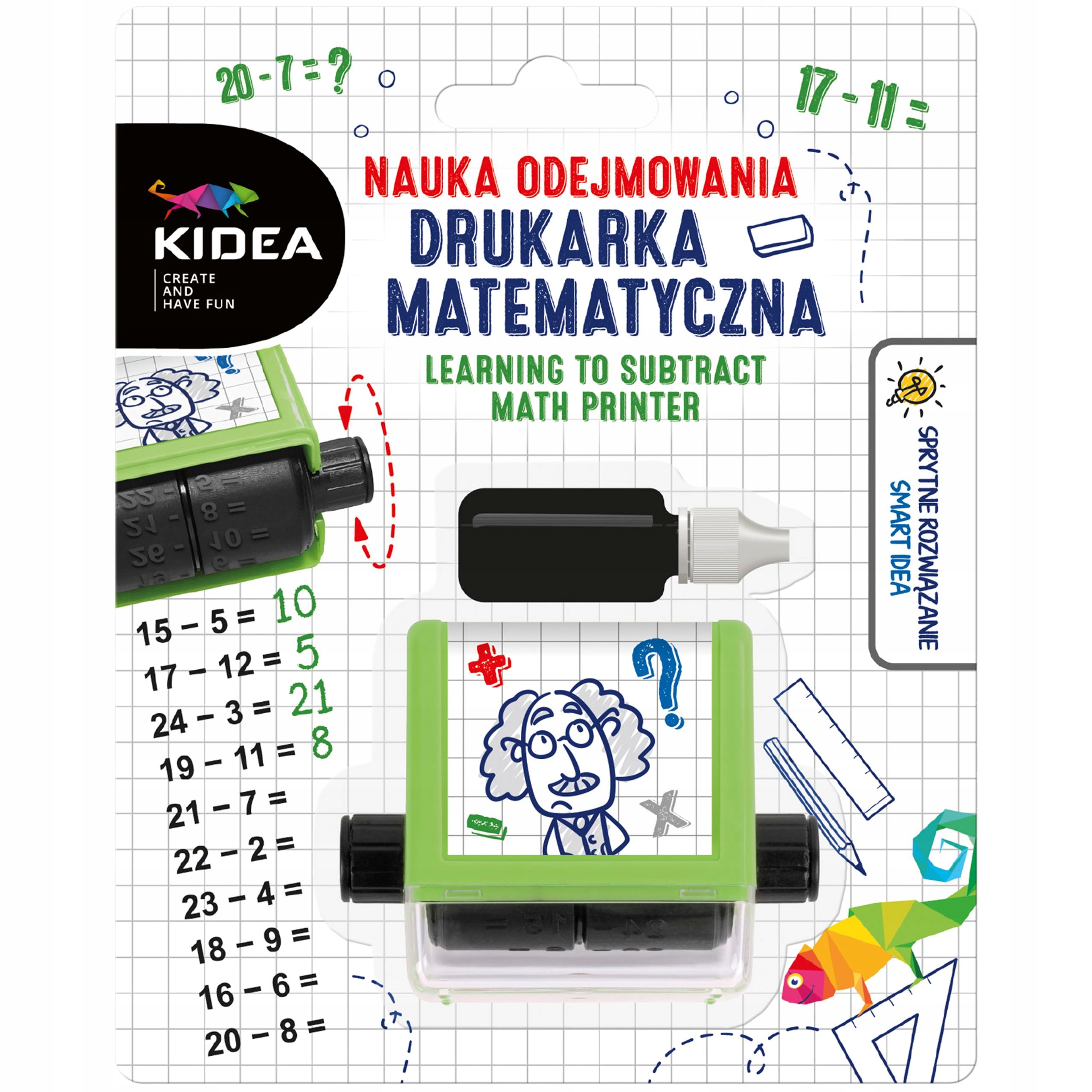 NAUKA ODEJMOWANIA DRUKARKA MATEMATYCZNA 4493