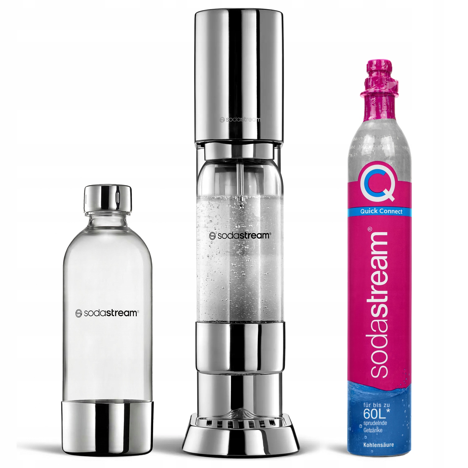 Výrobník Sody, Sifon Na Perlivou Vodu Sodastream Enso Ocelový Láhev Válec