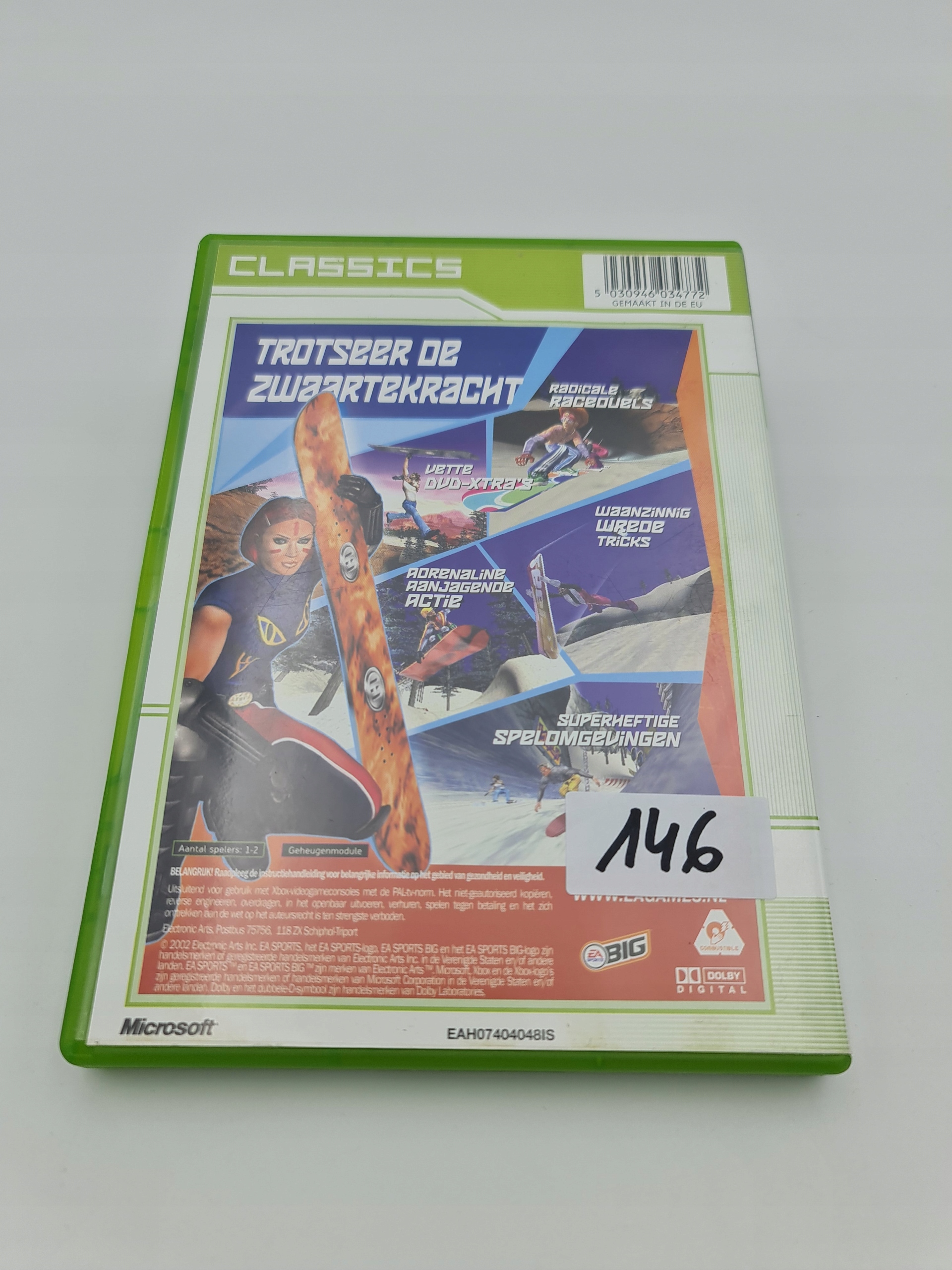 XBOX SSX TRICKY Platforma Xbox