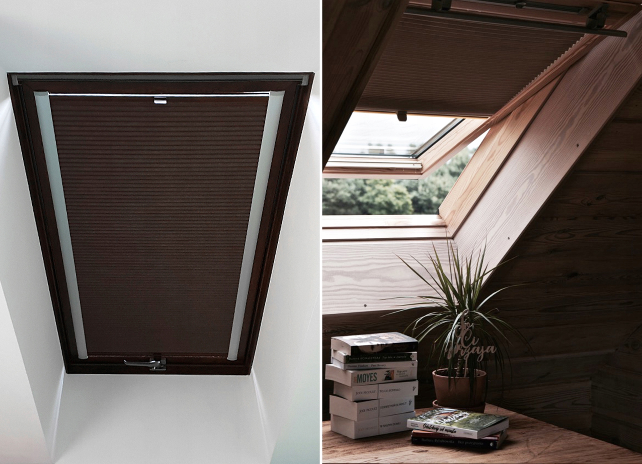 PRÓBKI PLISY HONEYCOMB okno dachowe PLASTER MIODU Długość 60 cm