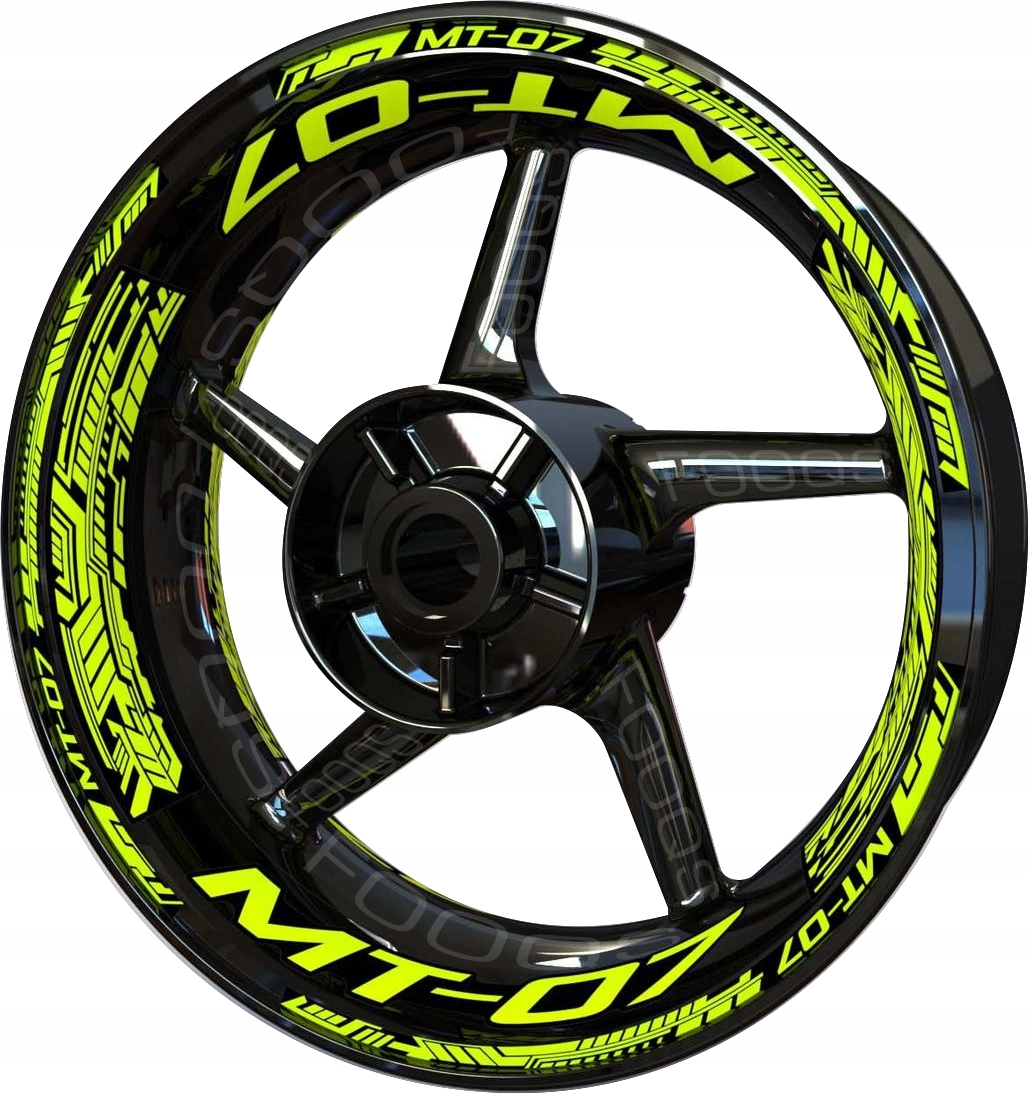 НАКЛЕЙКИ НА ОБОД RANTY FOOQS ДЛЯ YAMAHA MT 07 MT07